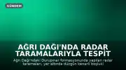 Ağrı Dağı'nda Radar Taramalarıyla Tespit Edilen Boşluklar Nuh'un Gemisi İddialarını Güçlendirdi