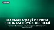 Marmara'daki Deprem Fırtınası Büyük Depremi Tetikler mi? Prof. Dr. Hasan Sözbilir Değerlendirdi