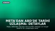 Meta'dan ABD'de Tarihi Uzlaşma: Detaylar ve Türkiye'ye Etkileri