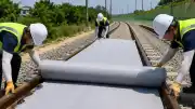 Kore'de Tren Rayları Aşırı Isınmaya Karşı Özel Kumaşla Korunacak