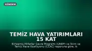 Temiz Hava Yatırımları 15 Kat Kazanç Sağlıyor