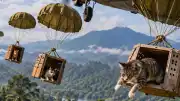 Borneo'da Sivrisinek Mücadelesi Kedi Yağmuruna Yol Açtı