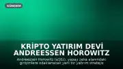 Kripto Yatırım Devi Andreessen Horowitz Yapay Zekaya Odaklanıyor
