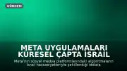 Meta Uygulamaları Küresel Çapta İsrail Etkisi Altında mı? Tartışmalar Büyüyor