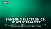 Samsung Electronics, Üç Aylık Faaliyet Karıyla Rekor Kırdı