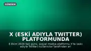 X (eski adıyla Twitter) Platformunda 6 Ekim Salı Günü Erişim Sorunu Yaşanıyor