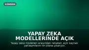 Yapay Zeka Modellerinde Açık Kaynak Tartışması: Maliyet, Erişim ve Küresel Rekabet