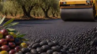 Zeytin Çekirdeklerinden Çevre Dostu Asfalt Üretimi Başladı