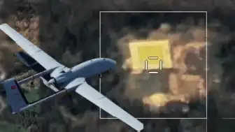 Baykar Yönetim Kurulu Başkanı Selçuk Bayraktar: "Bayraktar TB3 CİRİT Lazer Güdümlü Füze Atış Testi. CİRİT Laser-Guided Missile Firing Test. Tam isabet"