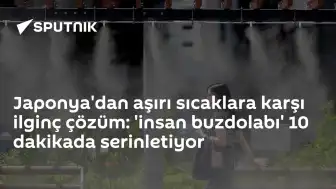 Japonya'da Aşırı Sıcaklarla Mücadele İçin 'İnsan Buzdolabı' Geliştirildi