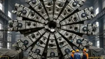 Yangtze Nehri'nin 89 Metre Altında Hızlı Tren Tüneli Tamamlanmak Üzere