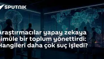 Yapay Zeka Simülasyonunda Toplum Yönetimi: Suç Oranları Karşılaştırıldı
