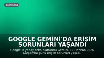 Google Gemini'da Erişim Sorunları Yaşandı