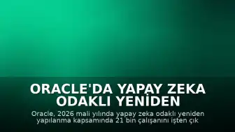 Oracle'da Yapay Zeka Odaklı Yeniden Yapılanma: 21 Bin Çalışanla Yollar Ayrıldı