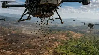 Teknoloji Odaklı Ağaçlandırma: Dronlar Dakikada 300 Tohum Bırakabiliyor