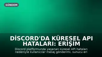 Discord'da Küresel API Hataları: Erişim Sorunları Yaşanıyor