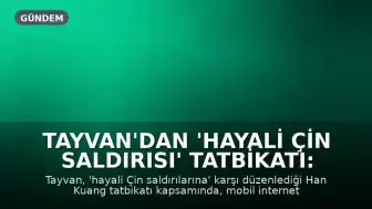 Tayvan'dan 'Hayali Çin Saldırısı' Tatbikatı: İnternet Hızı Kasıtlı Düşürülecek