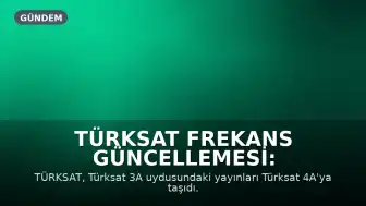 TÜRKSAT Frekans Güncellemesi: Televizyonlarda Yapılması Gerekenler