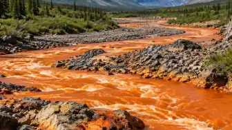 Alaska Nehirleri, Çözülen Toprak Nedeniyle Turuncuya Dönüyor