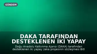 DAKA Tarafından Desteklenen İki Yapay Zeka Projesinin Sözleşmesi Bitlis'te İmzalandı