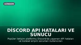 Discord API Hataları ve Sunucu Kesintisi: Kullanıcılar Etkileniyor