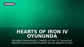 Hearts of Iron IV Oyununda Atatürk'e Saygısızlık Tepkilere Yol Açtı, Tarihçi Emrah Safa Gürkan Boykot Çağrısı Yaptı