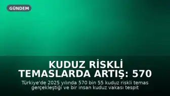 Kuduz Riskli Temaslarda Artış: 570 Bin Kişi Aşı Takibinde