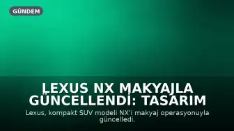 Lexus NX Makyajla Güncellendi: Tasarım ve Teknoloji Yenilendi