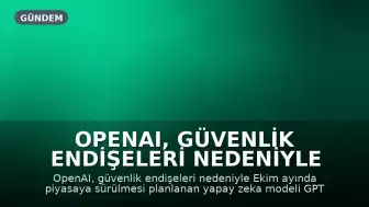 OpenAI, Güvenlik Endişeleri Nedeniyle Yeni Yapay Zeka Modelinin Çıkışını İptal Etti