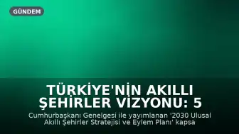 Türkiye'nin Akıllı Şehirler Vizyonu: 5 Yıllık Strateji ve Eylem Planı Belirlendi