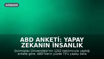 ABD Anketi: Yapay Zekanın İnsanlık İçin Tehdit Oluşturmasından Endişe Duyuluyor