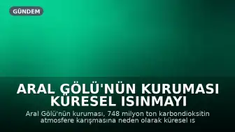 Aral Gölü'nün Kuruması Küresel Isınmayı Tetikliyor: 748 Milyon Ton Karbondioksit Atmosfere Karıştı