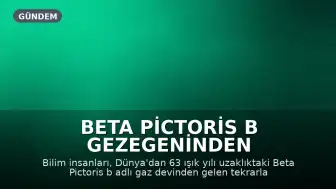 Beta Pictoris b Gezegeninden Tekrarlayan Radyo Sinyalleri Tespit Edildi