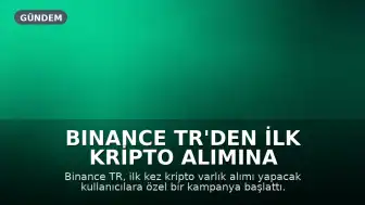 Binance TR'den İlk Kripto Alımına 880 TL Değerinde Hediye Çeki