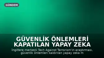 Güvenlik Önlemleri Kapatılan Yapay Zeka Modelleri Terör Testlerinde Başarısız Oldu