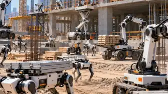 İnşaat Sektöründe Yeni Dönem: Robot Sürüleri Şantiyelerde Görev Alacak