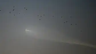 SpaceX Roketi Görüntüleri Gökyüzünde Işık Şöleni Yarattı