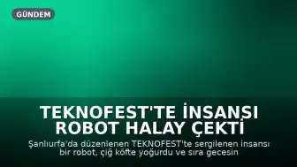 Teknofest'te İnsansı Robot Halay Çekti