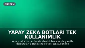 Yapay Zeka Botları Tek Kullanımlık Vaping Ürünleri Yasağına İlişkin Danışma Sürecini Botlarla Doldurdu