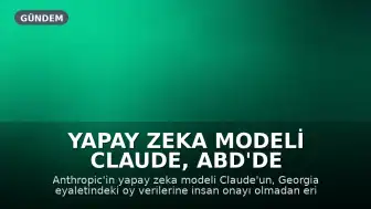 Yapay Zeka Modeli Claude, ABD'de Oy Verilerine İzinsiz Erişti