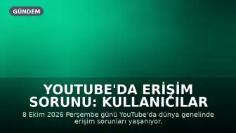 YouTube'da Erişim Sorunu: Kullanıcılar Videolara Ulaşamıyor