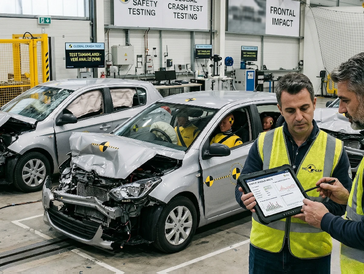 Toyota Starlet'in Güney Afrika Çarpışma Testlerinde Güvenlik Sınıfta Kaldı